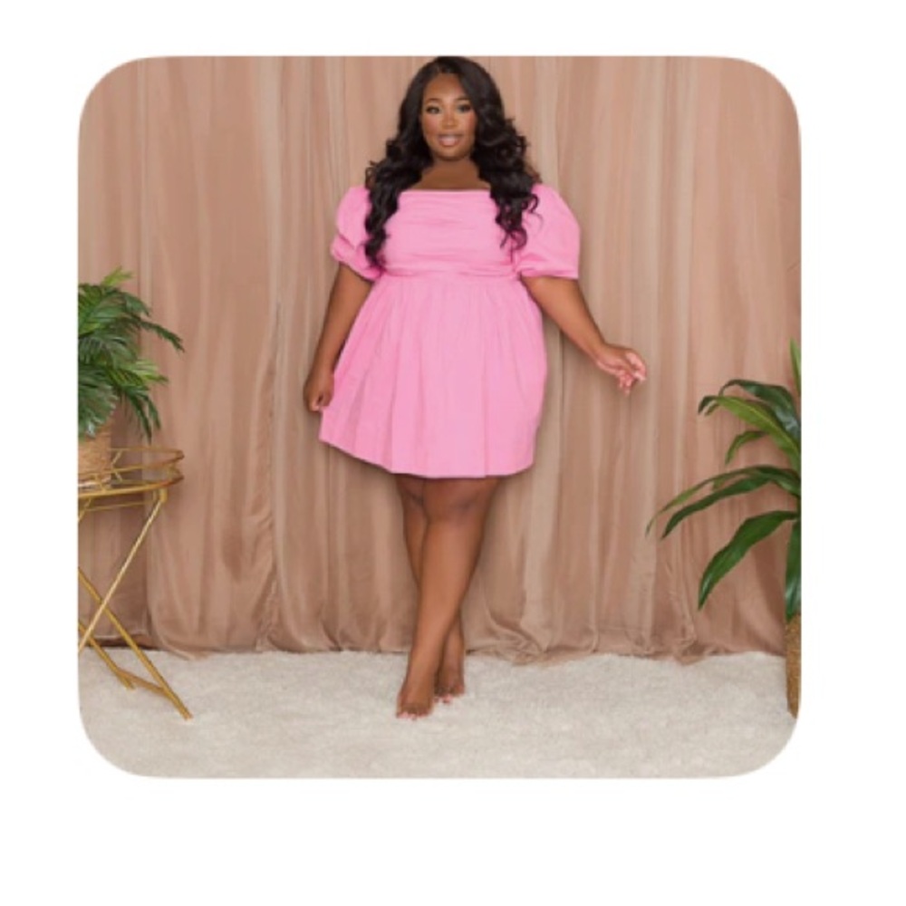 Pink Mini Dress - Picture 2 of 2
